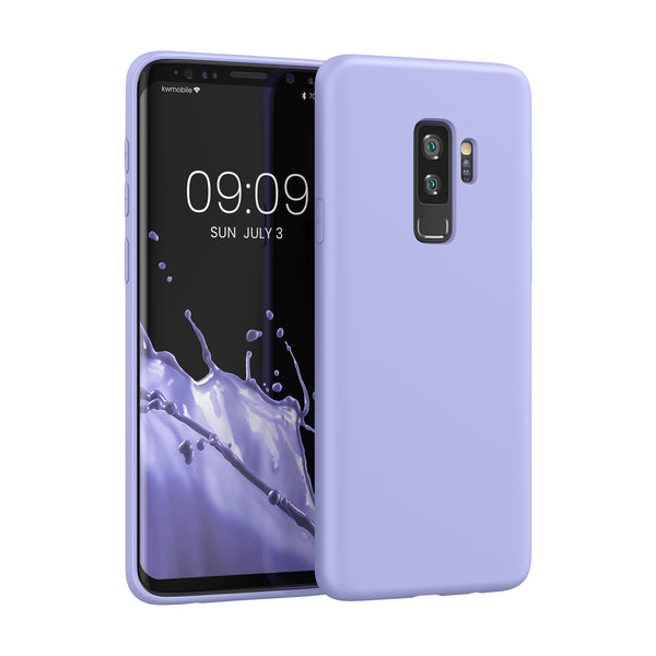 kwmobile_TPU Case gummiert Slim für Samsung Galaxy S9 Plus Pastell Lavendel