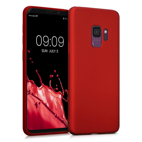 TPU pouzdro pro Samsung Galaxy S9 Metallic Dark Red