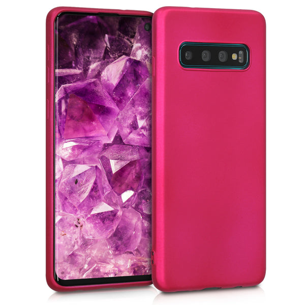 TPU Case für Samsung Galaxy S10 Metallic Pink