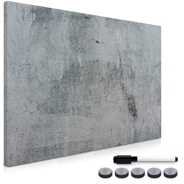 Memo Board - MDF - 90 x 60 cm - Concrete
