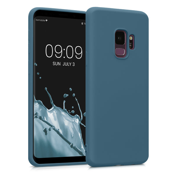 TPU pouzdro pogumované slim pro Samsung Galaxy S9 benzín matné