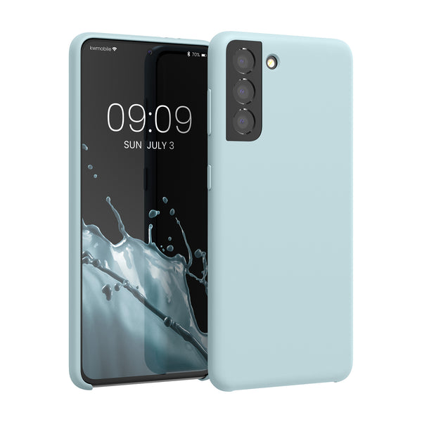 TPU Case gummiert für Samsung Galaxy S21 Cool Mint