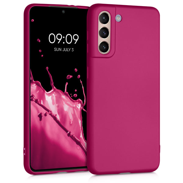 TPU Case für Samsung Galaxy S21 Metallic Pink