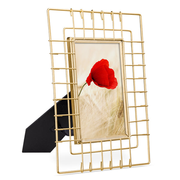 Bilderrahmen aus Metall - 23 x 18 cm - Rosegold