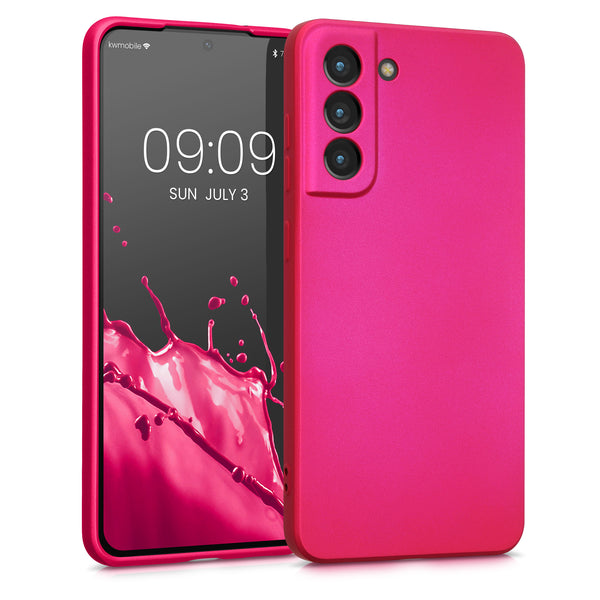 TPU Case für Samsung Galaxy S21 FE Metallic Pink