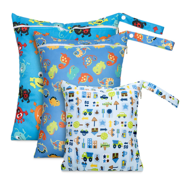 Navaris_Windeltasche, 3 Stück, blau