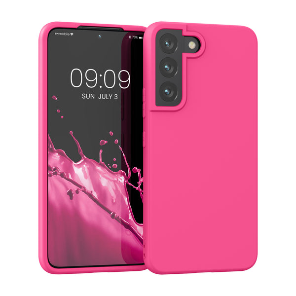 kwmobile_TPU Case für Samsung Galaxy S22 Neon Pink